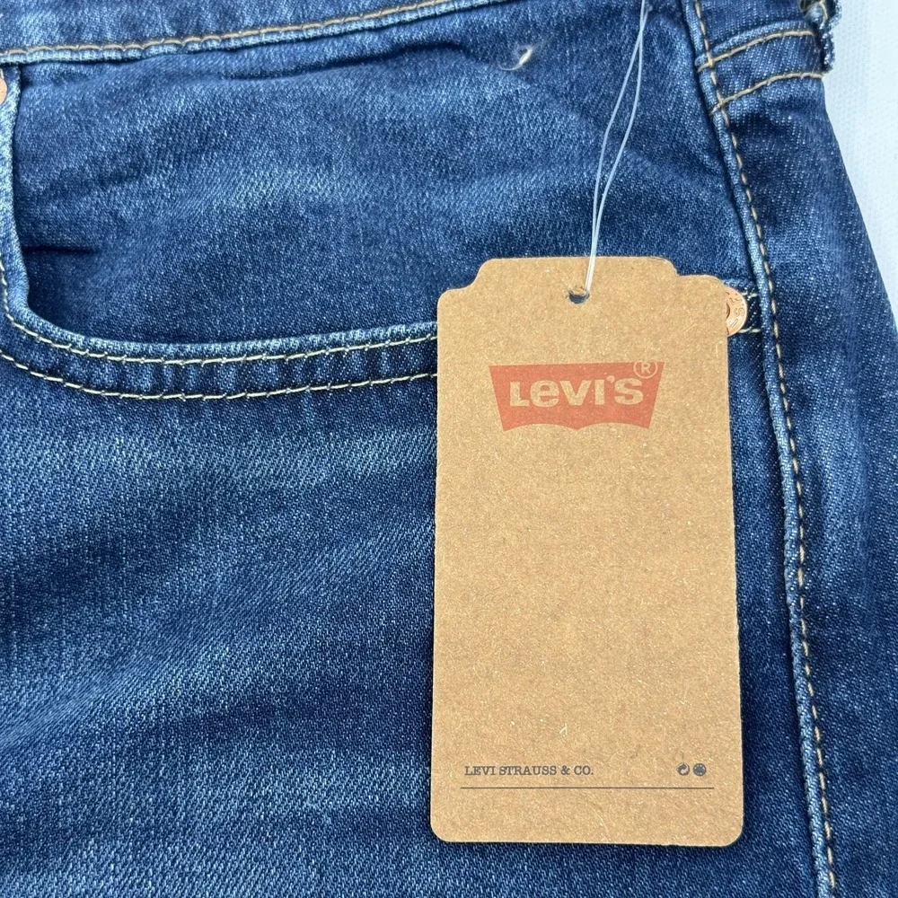 Levi's 502 Straight Leg Jeans Mens 34x32 Blue Denim‎ NWT Reclaimed Sustainable